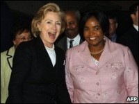 Clinton tour reaches South Africa 
